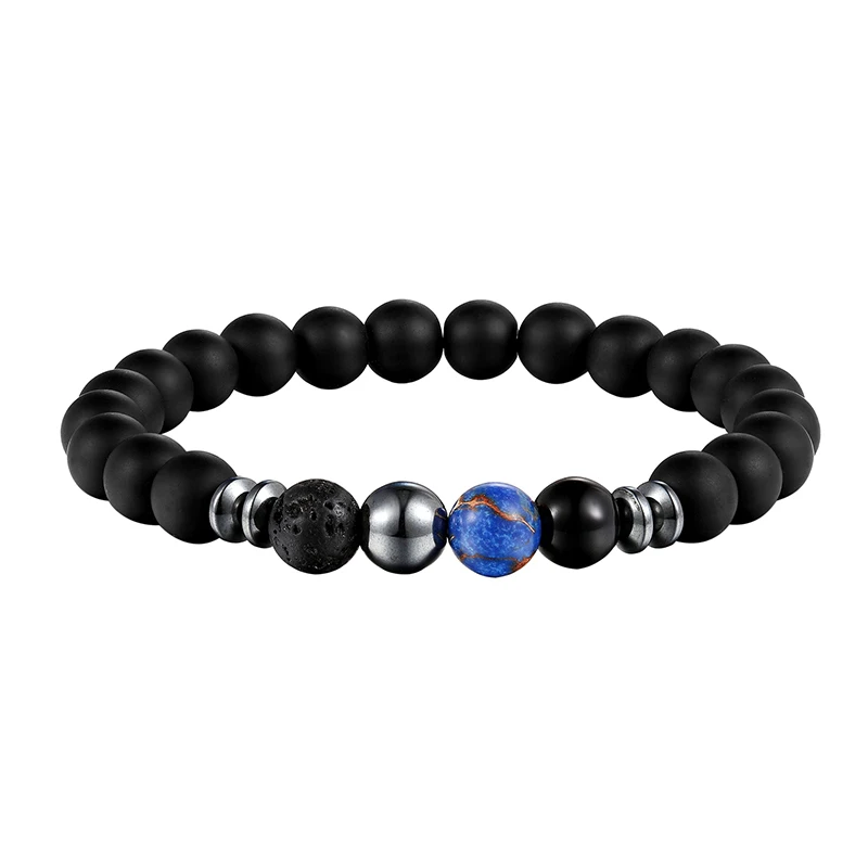 JAAFAR 2018 New Model Natural Stone Lava Men's Bracelet 8mm Lucky Stone Bracelet Lady Bracelet for People AS303
JAAFAR 2018 New Model Natural Stone Lava Men's Bracelet 8mm Lucky Stone Bracelet Lady Bracelet for People AS303