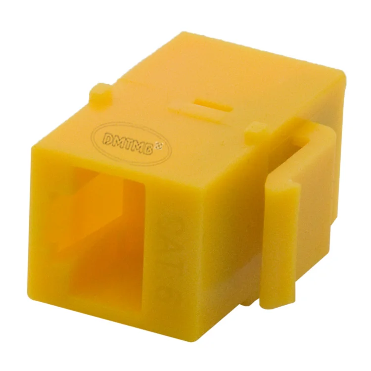 keystone CAT6 1000M RJ45 with yellow color | Электроника