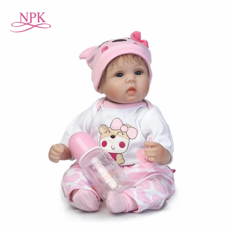 NPK Boneca Reborn 18inch Soft Silicone Vinyl Dolls really Soft Silicone Reborn Baby Doll Newborn Lifelike Bebe Reborn Dolls
NPK Boneca Reborn 18inch Soft Silicone Vinyl Dolls really Soft Silicone Reborn Baby Doll Newborn Lifelike Bebe Reborn Dolls