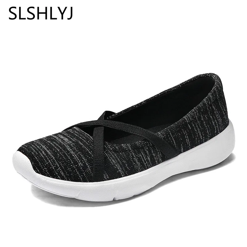 SLSHLYJ New Fashion Breathable Soft Slip On Flying Fabric Women Shoes Casual Women Mother Walk Shoes Light Flat
SLSHLYJ New Fashion Breathable Soft Slip On Flying Fabric Women Shoes Casual Women Mother Walk Shoes Light Flat
