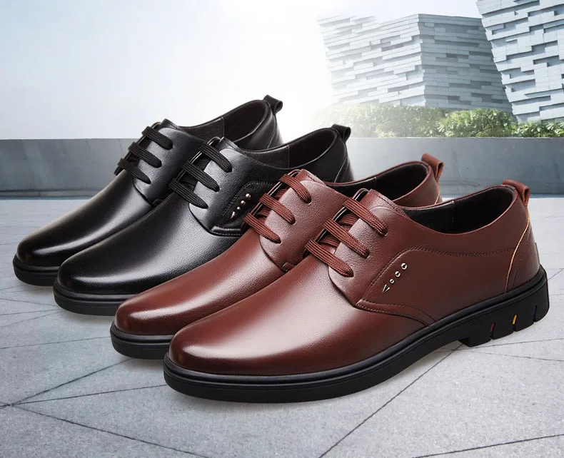 Famous brand breathable wear-resistant men's shoes new business casual shoes soft bottom soft leather leather lace-up shoes men
Famous brand breathable wear-resistant men's shoes new business casual shoes soft bottom soft leather leather lace-up shoes men