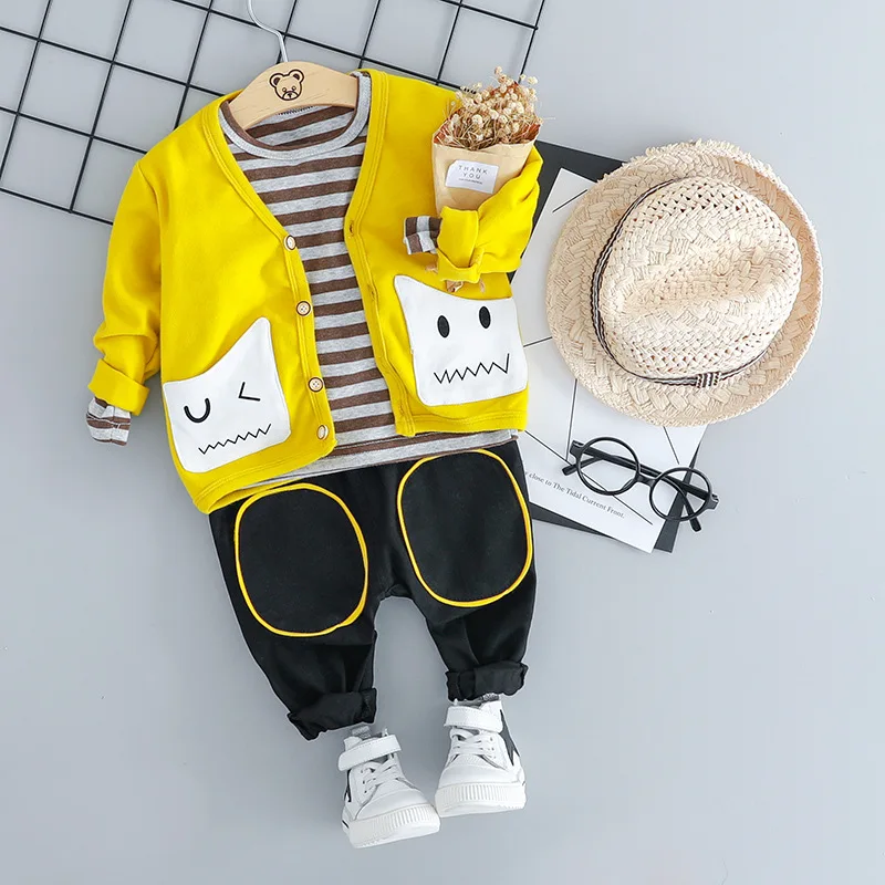 2019 г. весенний комплект одежды для мальчиков Корейская версия