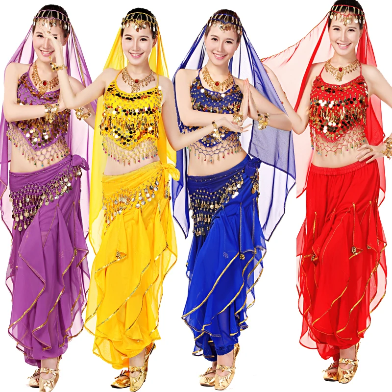 Girls Ballroom Bollywood Dance Costumes Indian Belly Dancing Costumes Set For Women Chiffon belly Outfits Veil Top Belt Skirt
Girls Ballroom Bollywood Dance Costumes Indian Belly Dancing Costumes Set For Women Chiffon belly Outfits Veil Top Belt Skirt