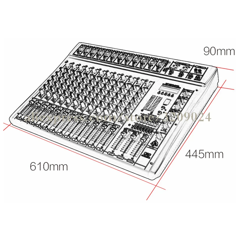 Professional 12 Channel Mixer USB MP3 CD MMC Play Reverb Stage Wedding Tape Effect for Karaoke Stage Performance Conference
Professional 12 Channel Mixer USB MP3 CD MMC Play Reverb Stage Wedding Tape Effect for Karaoke Stage Performance Conference