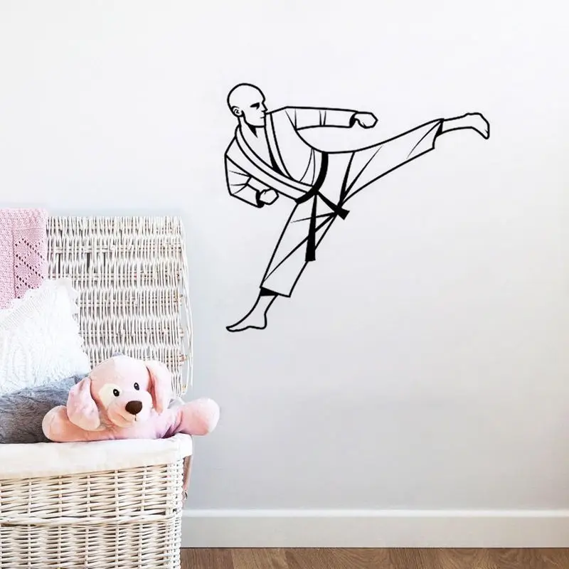 Каратэ Настенная Наклейка боевые искусства Декор стены Спорт|wall decals|wall decordecorative