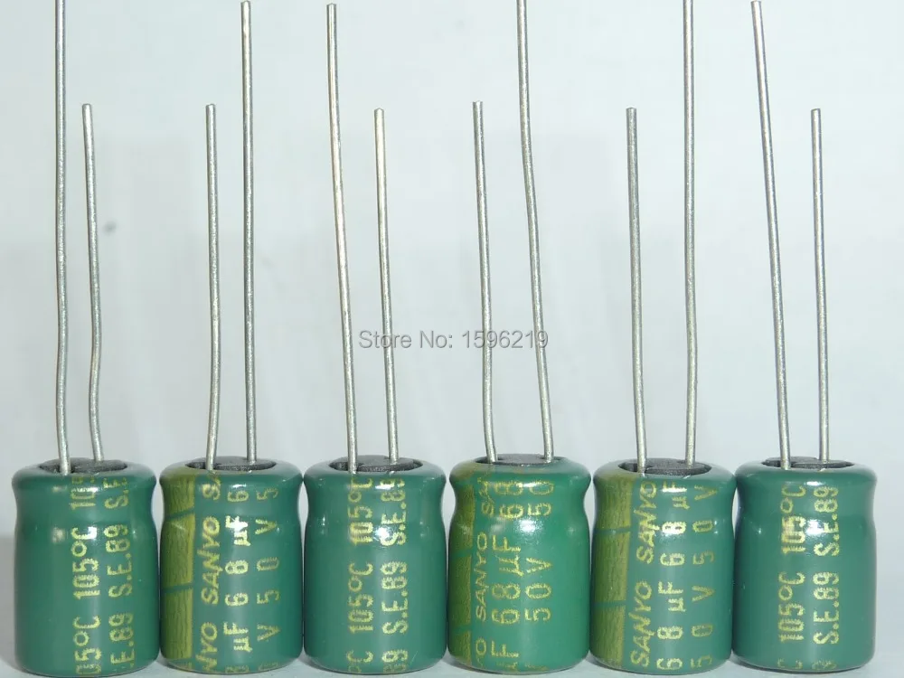 10pcs 68uF 50V SANYO 8x11.5mm Original 50V68uF Aluminum Electrolytic Capacitors
10pcs 68uF 50V SANYO 8x11.5mm Original 50V68uF Aluminum Electrolytic Capacitors