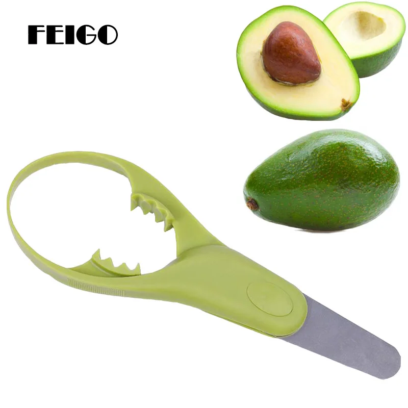 FEIGO 1Pcs 3 in 1 Avocado Slicer Shea Corer Butter Peeler Fruit Cutter Pulp Separator Plastic Knife Kitchen Vegetable Tools F769
FEIGO 1Pcs 3 in 1 Avocado Slicer Shea Corer Butter Peeler Fruit Cutter Pulp Separator Plastic Knife Kitchen Vegetable Tools F769