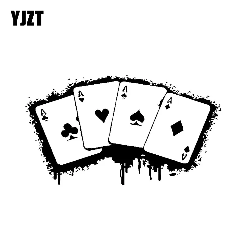 YJZT 17.8*10.1CM Poker Game Car Sticker Vinyl Motorcycle Decoration C12-0056
YJZT 17.8*10.1CM Poker Game Car Sticker Vinyl Motorcycle Decoration C12-0056