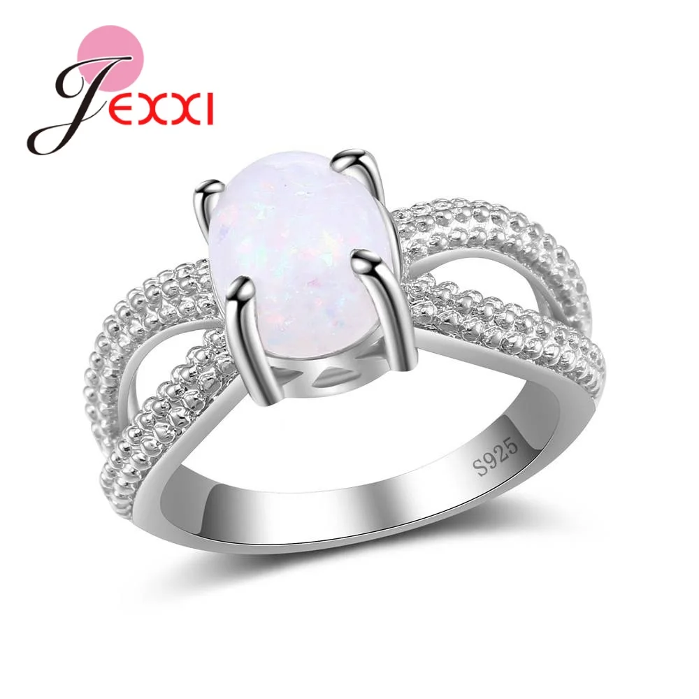 925 Sterling Silver Wedding Rings Women Opal Ring Big Oval Cocktail Ring CZ Zirconia Layer Solitaire Ring For Women Gift
925 Sterling Silver Wedding Rings Women Opal Ring Big Oval Cocktail Ring CZ Zirconia Layer Solitaire Ring For Women Gift