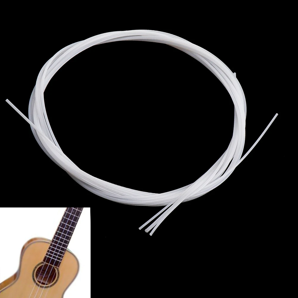4pcs/set White Durable Nylon Ukulele Strings Set Replacement Part for 21 / 23 / 26 inch Ukulele Guitar Accessories
4pcs/set White Durable Nylon Ukulele Strings Set Replacement Part for 21 / 23 / 26 inch Ukulele Guitar Accessories