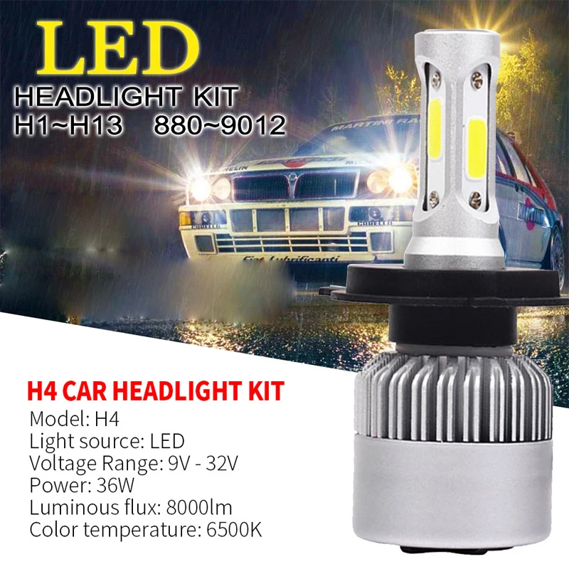 1 шт., автомобисветильник светодиодные лампы S2 H4/HB2/9003 H7 H1 6500K
1 шт., автомобисветильник светодиодные лампы S2 H4/HB2/9003 H7 H1 6500K