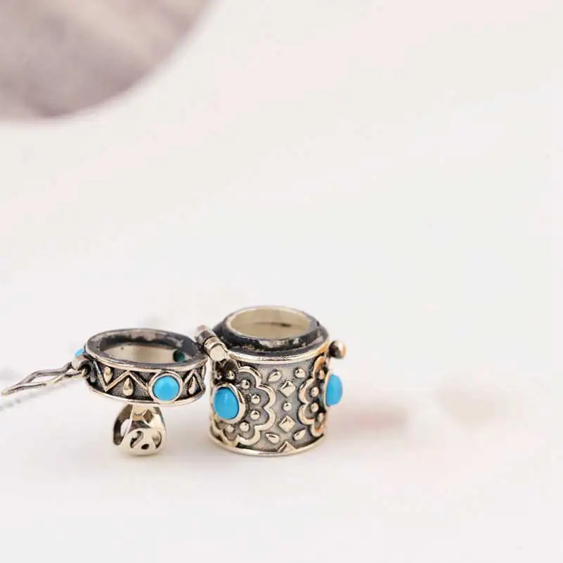 FNJ 925 Silver Gawu Box Pendant Openable New Fashion Blue Stone Pure Original S925 Thai Silver Pendants Women for Jewelry Making
FNJ 925 Silver Gawu Box Pendant Openable New Fashion Blue Stone Pure Original S925 Thai Silver Pendants Women for Jewelry Making