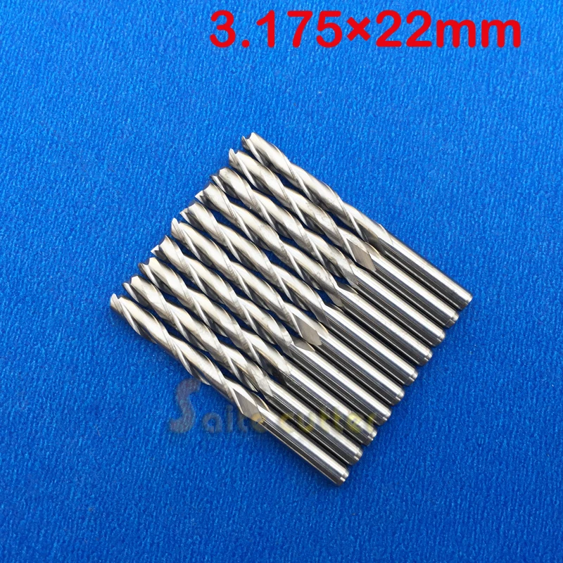 Free Shipping 10pcs/set 22mm 1/8'' Carbide CNC Double Milling Cutter /Two Flute Spiral Bits
Free Shipping 10pcs/set 22mm 1/8'' Carbide CNC Double Milling Cutter /Two Flute Spiral Bits