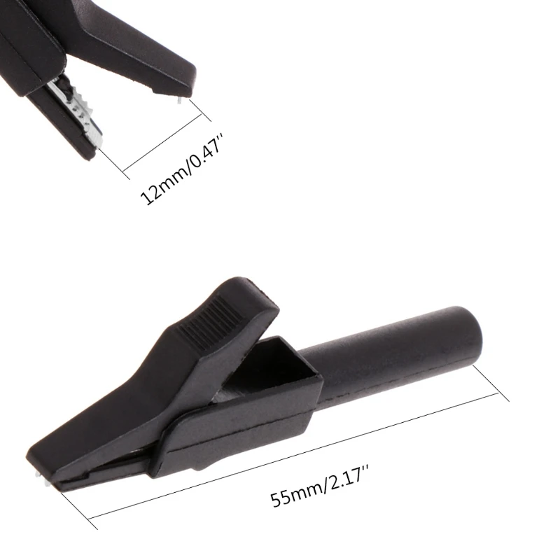 2 Pcs Full Protective Alligator Clips Crocodile Clamp For Professional Multimeter
2 Pcs Full Protective Alligator Clips Crocodile Clamp For Professional Multimeter