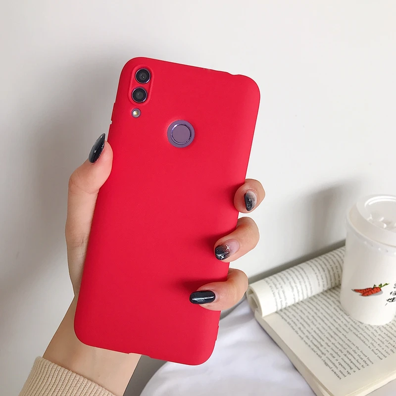 Милый яркий чехол для Huawei P30 / Lite Pro Модный мягкий из жидкого силикона и ТПУ девушек
