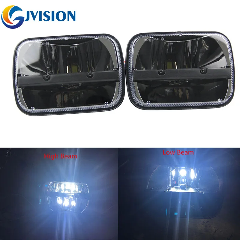 5x7 INCH Square LED Headlights Black Projector Headlamp For Jeep Wrangler XJ YJ Cherokee Trucks 6x7'' 36W Headlight
5x7 INCH Square LED Headlights Black Projector Headlamp For Jeep Wrangler XJ YJ Cherokee Trucks 6x7'' 36W Headlight