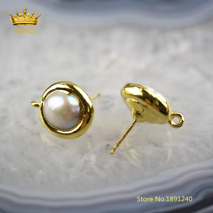 10pairs/lot White Pearl Shell Stud Earrings Jewelry Bulk,Round Coin Shell Wire Plated Gold Copper Bails Link Findings Bulk YYF42
10pairs/lot White Pearl Shell Stud Earrings Jewelry Bulk,Round Coin Shell Wire Plated Gold Copper Bails Link Findings Bulk YYF42