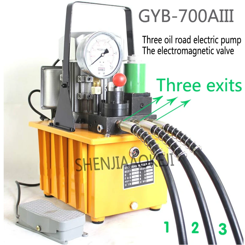 1PC GYB-700AIII Electric Hydraulic Pump 0.75KW Three Oil Circuit Solenoid Valve High Pressure Hydraulic Oil Pump 220V/380V
1PC GYB-700AIII Electric Hydraulic Pump 0.75KW Three Oil Circuit Solenoid Valve High Pressure Hydraulic Oil Pump 220V/380V