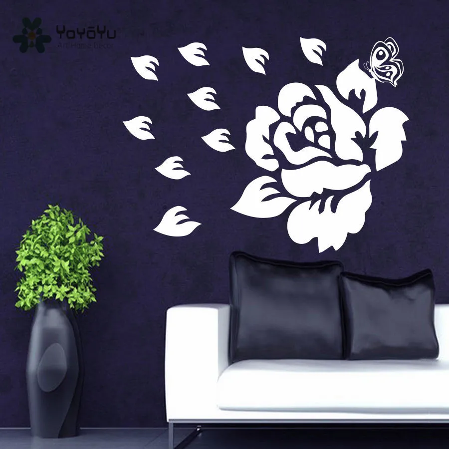 YOYOYU Wall Decal Vinyl Art Removeable Wall Decor Sticker Rose Room Mural Flower Petals Bedroom Poster YO446
YOYOYU Wall Decal Vinyl Art Removeable Wall Decor Sticker Rose Room Mural Flower Petals Bedroom Poster YO446
