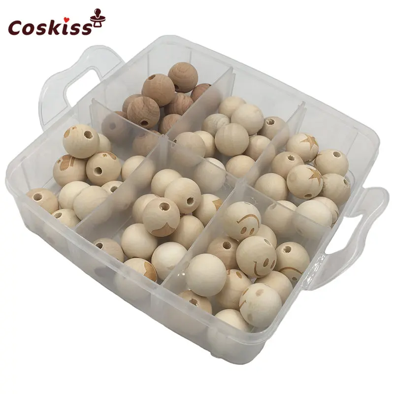DIY Baby Teether Nursing Boxed 60pcs Different Printing Wooden 20mm Round beads Beech Wooden Beads For Wooden Teether toy
DIY Baby Teether Nursing Boxed 60pcs Different Printing Wooden 20mm Round beads Beech Wooden Beads For Wooden Teether toy