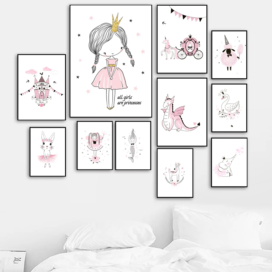 Little Princess Swan Nordic Posters And Prints Wall Art Canvas Painting Scandinavian Wall Pictures Baby Girl Room Bedroom Decor
Little Princess Swan Nordic Posters And Prints Wall Art Canvas Painting Scandinavian Wall Pictures Baby Girl Room Bedroom Decor