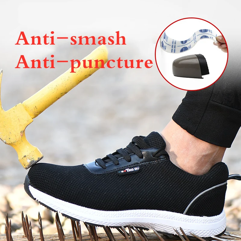 SERENE 2019 Steel Toe Work Shoes Men Safety Anti-Smashing Lightweight Breathable Non-Slip Anti-static Construction Boots
SERENE 2019 Steel Toe Work Shoes Men Safety Anti-Smashing Lightweight Breathable Non-Slip Anti-static Construction Boots