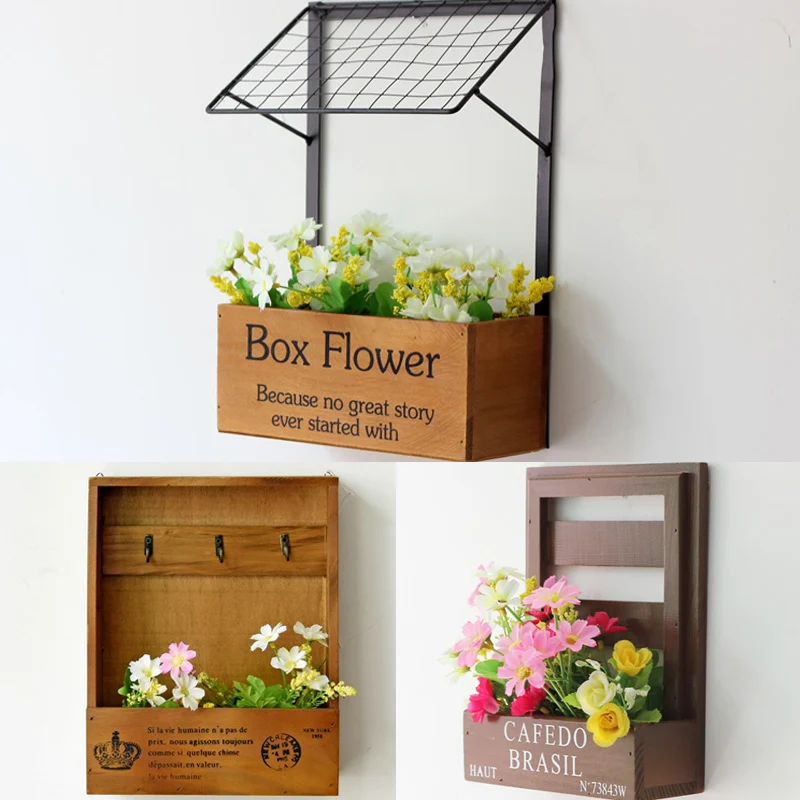 Vintage Flower Box Pine Wooden Wall Planter Pastoral Style Home Decor Painted Wood Planter Creative Decorative Flower Pot
Vintage Flower Box Pine Wooden Wall Planter Pastoral Style Home Decor Painted Wood Planter Creative Decorative Flower Pot