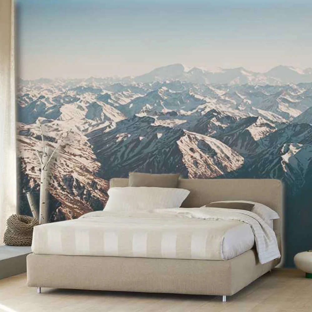 Фон с изображением холмов гостиной 3D обои фотообои 3d papel de pared PW1435731341 |