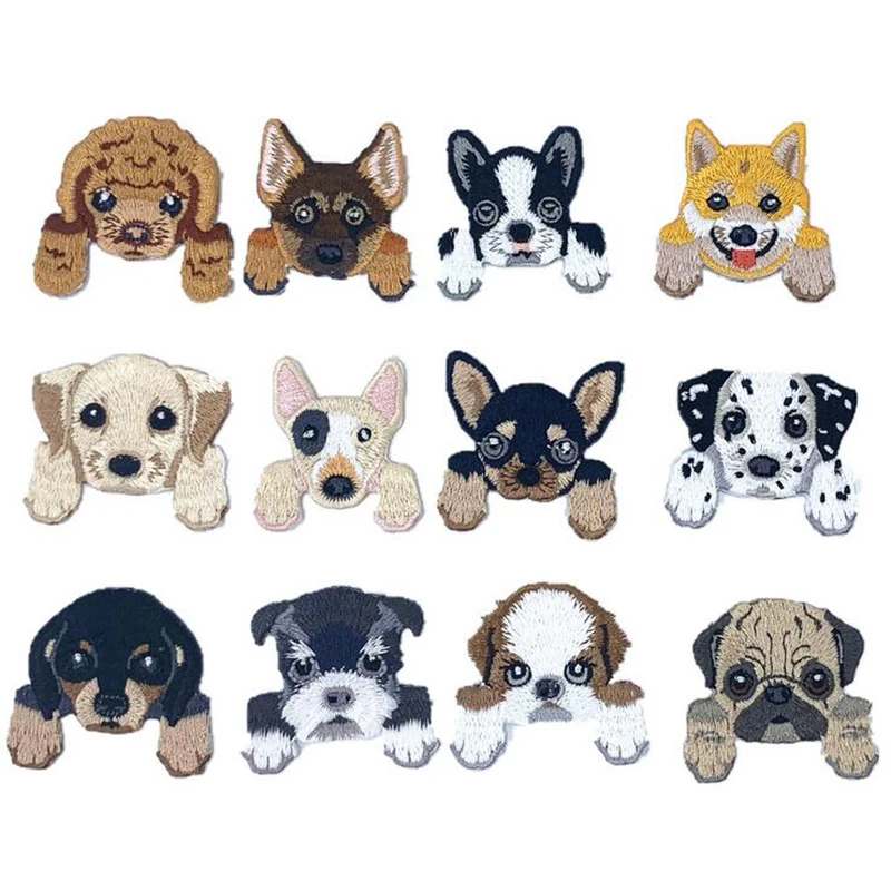 Iron On Patches For Kids Embroidered Dog Patches For Clothing Fabric Badges 20 pcs/lot
Iron On Patches For Kids Embroidered Dog Patches For Clothing Fabric Badges 20 pcs/lot