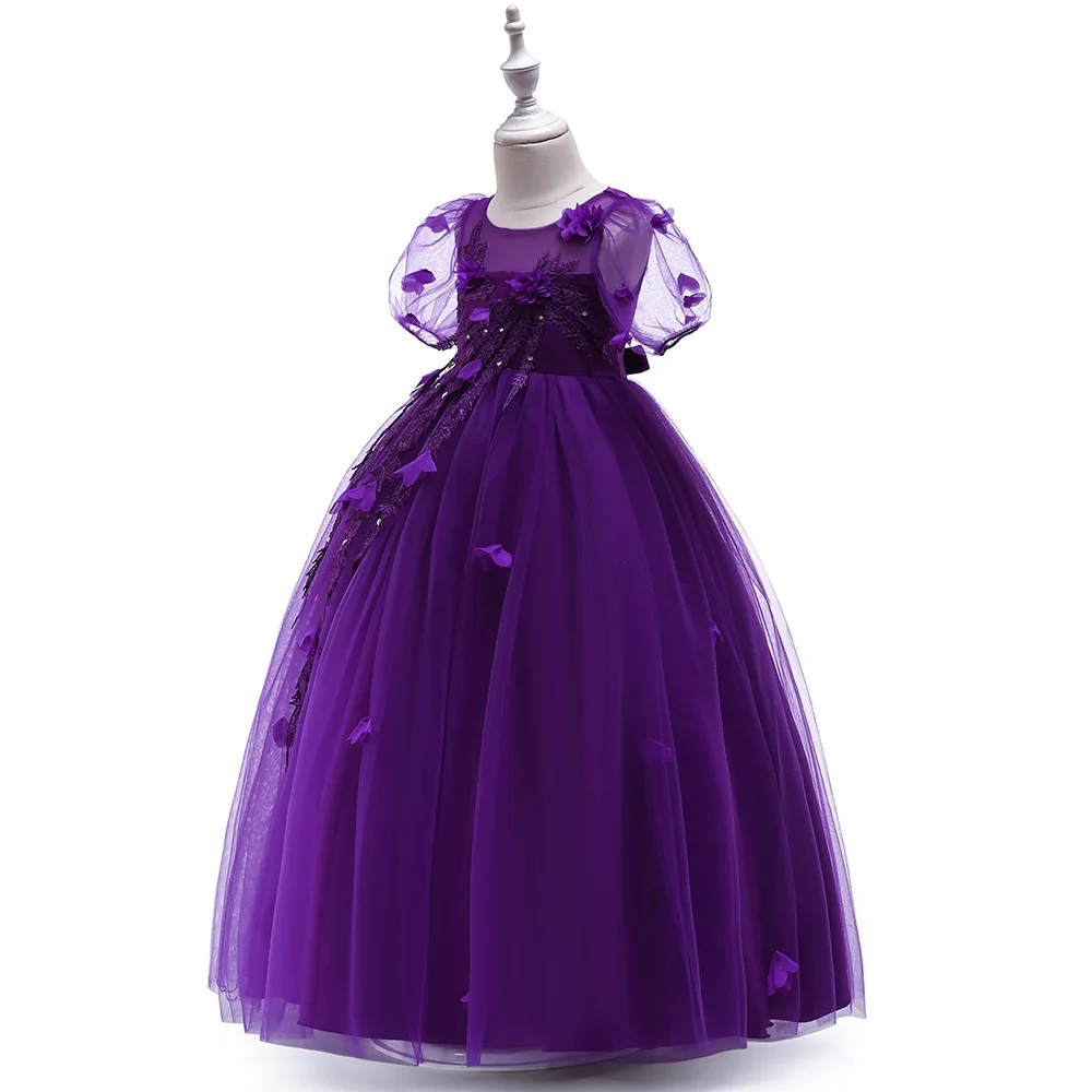 Lace Floral Princess Puffy Flower Girl Dress Custom Made Little Girl Formal Maxi Gowns for Wedding Communion Celebrity
Lace Floral Princess Puffy Flower Girl Dress Custom Made Little Girl Formal Maxi Gowns for Wedding Communion Celebrity