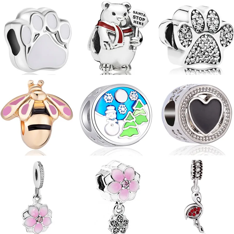 Luxurious Enamel Hearts Crown Bear Paw Bee Alloy Beads Fit Brand Charms Bracelets & Bangles for Women Birthday DIY Pulsera
Luxurious Enamel Hearts Crown Bear Paw Bee Alloy Beads Fit Brand Charms Bracelets & Bangles for Women Birthday DIY Pulsera