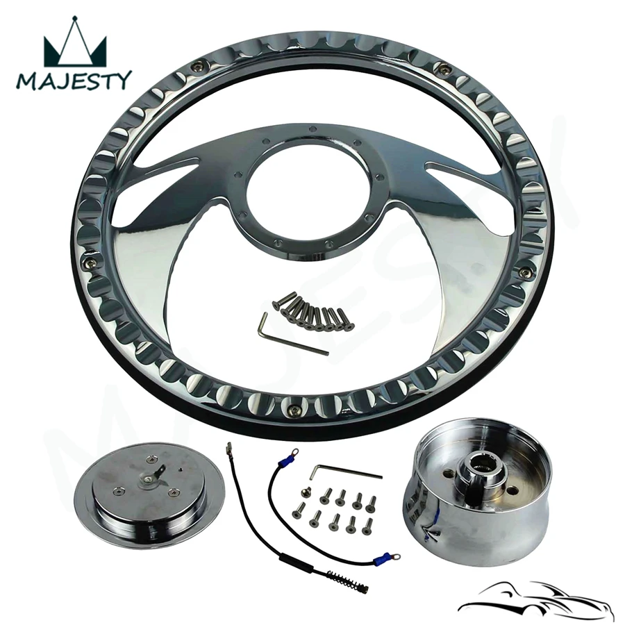 14" 9-Bolt Boomerang Style Half Wrap Steering Wheel +Adapter w/Horn For CHEVY G M
14" 9-Bolt Boomerang Style Half Wrap Steering Wheel +Adapter w/Horn For CHEVY G M