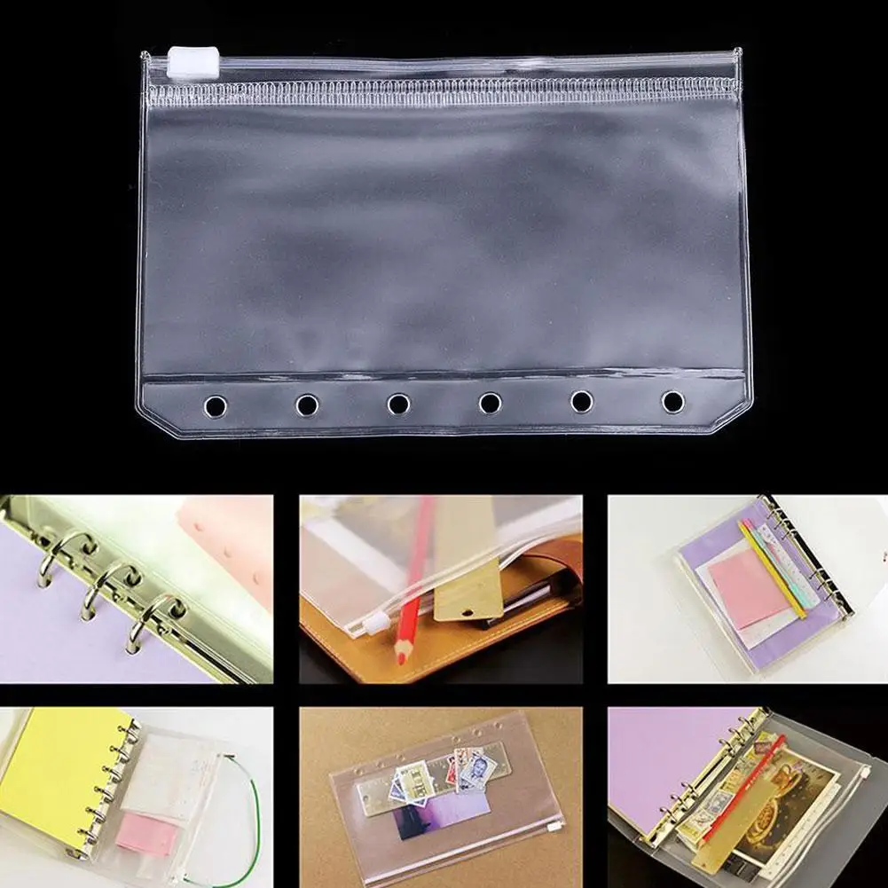 1 шт. A5 ПВХ Презентация Binder Foldesr Zipper получение сумки лаконичный планировщик