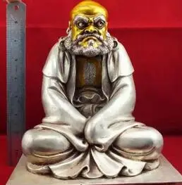 gold-plated Chinese old Tibet silver Gilt Buddha Bodhidharma Statues Tibetan Silver decoration bronze outlets
gold-plated Chinese old Tibet silver Gilt Buddha Bodhidharma Statues Tibetan Silver decoration bronze outlets