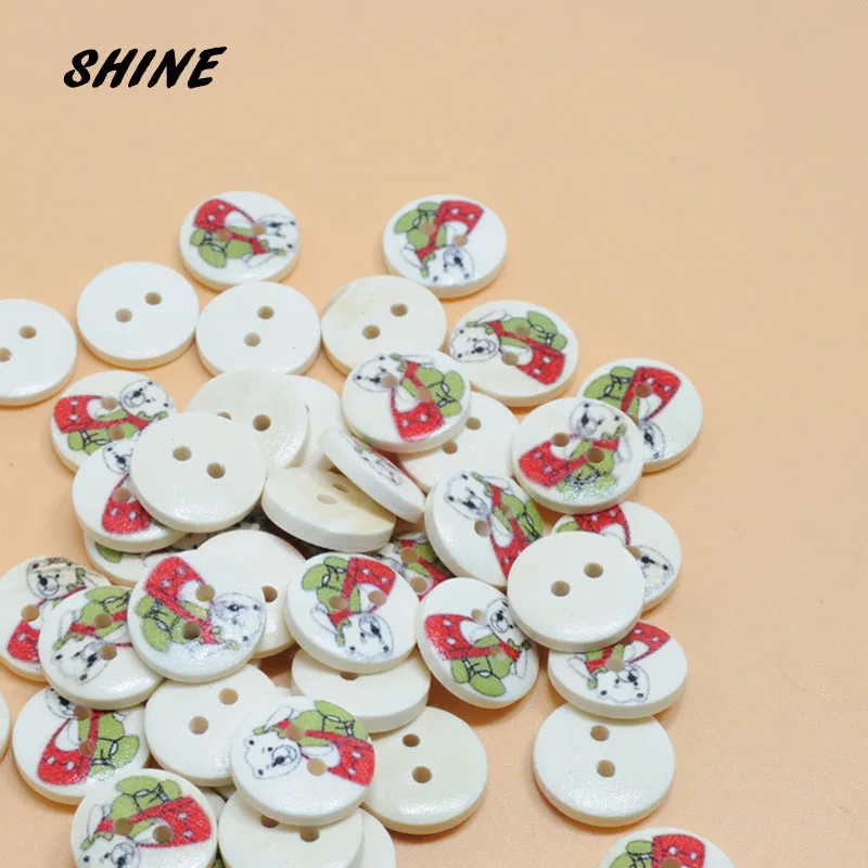 SHINE Wooden Sewing Buttons Scrapbooking Round Two Holes Bear Pattern 15mm Dia. 24 PCs Costura Botones bottoni botoes
SHINE Wooden Sewing Buttons Scrapbooking Round Two Holes Bear Pattern 15mm Dia. 24 PCs Costura Botones bottoni botoes