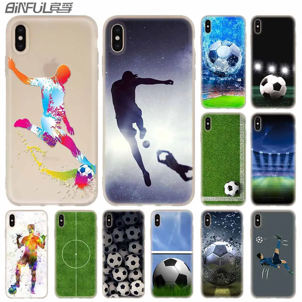 Silicone Soft Coque Shell Case For Apple iPhone 13 12 11 Pro X XS Max XR 6 6S 7 8 Plus Mini SE 2020 Football Soccer Ball
Silicone Soft Coque Shell Case For Apple iPhone 13 12 11 Pro X XS Max XR 6 6S 7 8 Plus Mini SE 2020 Football Soccer Ball