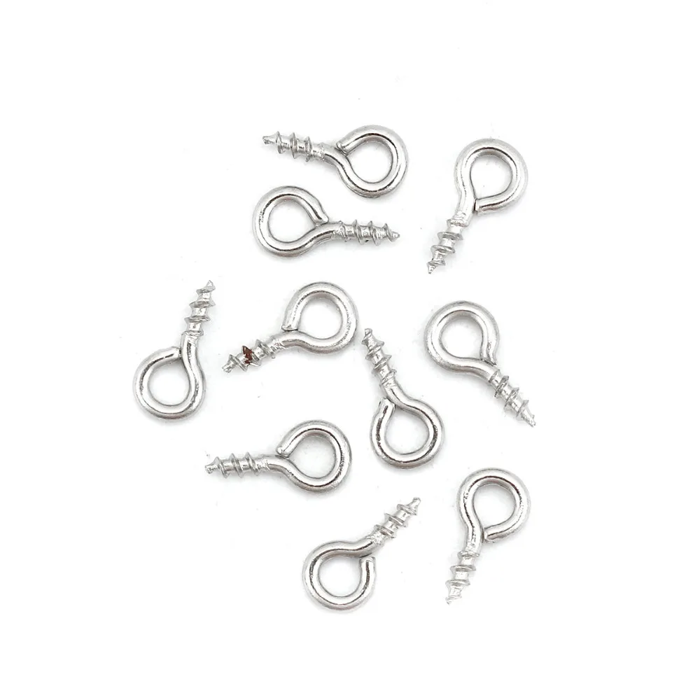 DoreenBeads 1000PCs Silver Color Screw Eye Bail Top Drilled FindingsPendant for DIY Charms Connectors Jewelry Accessories 8mm
DoreenBeads 1000PCs Silver Color Screw Eye Bail Top Drilled FindingsPendant for DIY Charms Connectors Jewelry Accessories 8mm