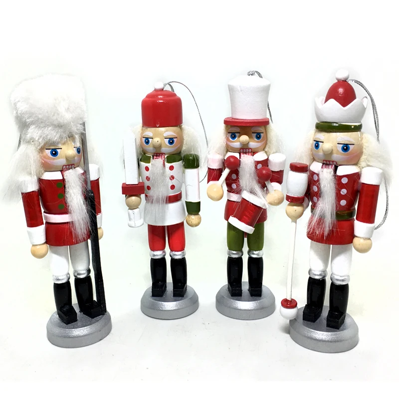 HT128 14cm new wooden cartoon European and American wind hand puppet christmas nutcracker doll child gift
HT128 14cm new wooden cartoon European and American wind hand puppet christmas nutcracker doll child gift
