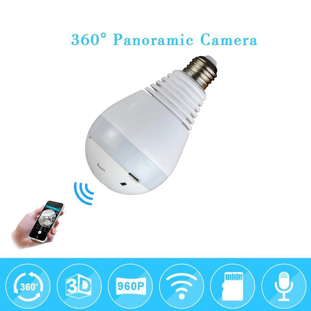 Wi-Fi 960P 1080P Беспроводная IP-камера лампа рыбий глаз умный дом CCTV 3D VR камера 1.3MP Домашняя безопасность Wi-Fi камера панорамная
Wi-Fi 960P 1080P Беспроводная IP-камера лампа рыбий глаз умный дом CCTV 3D VR камера 1.3MP Домашняя безопасность Wi-Fi камера панорамная