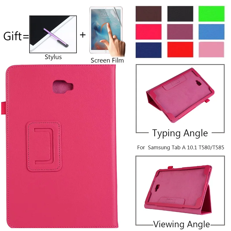 Чехол для Samsung Galaxy Tab A6 10 1 дюйма (2016) T580 T585 чехол подставка из искусственной кожи