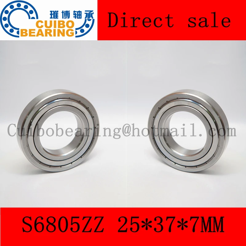 Free Shipping 10 PCS S6805 ZZ Stainless Steel Shielded Miniature Ball Bearings size:25*35*7mm
Free Shipping 10 PCS S6805 ZZ Stainless Steel Shielded Miniature Ball Bearings size:25*35*7mm