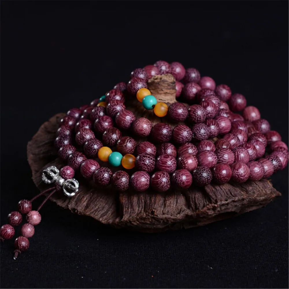 Wholesale Natural Brazilian Violet 108 Buddha Beads Bracelet Purple Rose Golden Silk Nanmu Beautiful Couple's Bracelet Jewelry
Wholesale Natural Brazilian Violet 108 Buddha Beads Bracelet Purple Rose Golden Silk Nanmu Beautiful Couple's Bracelet Jewelry