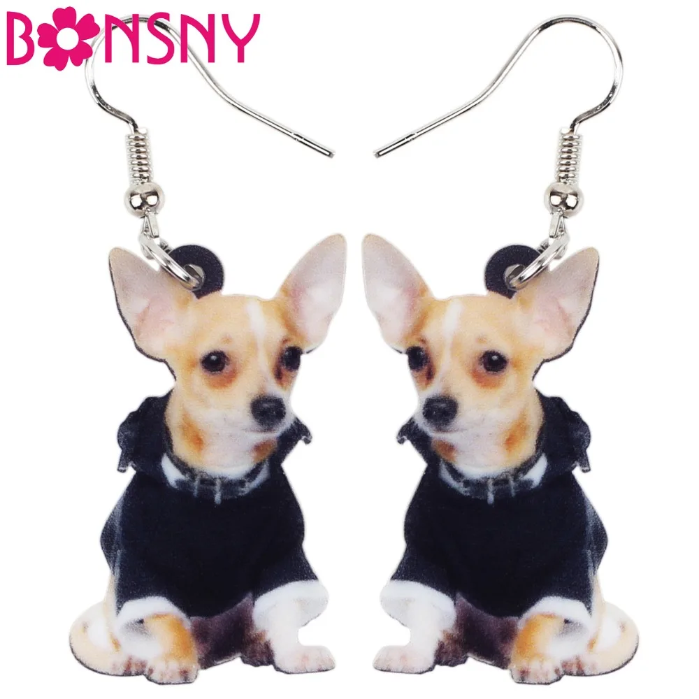 Bonsny Acrylic Anime Dangle Drop Novelty Chihuahua Dog Big Long Earrings Novelty Animal Jewelry For Girls Women Ladies Wholesale
Bonsny Acrylic Anime Dangle Drop Novelty Chihuahua Dog Big Long Earrings Novelty Animal Jewelry For Girls Women Ladies Wholesale