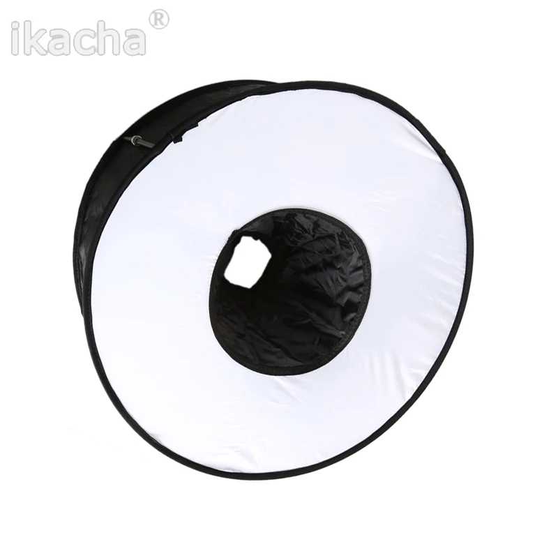 Universal 18" Annular Flash Softbox Diffuser EZ-fold Macro Ring Reflector for Canon Nikon Pentax Camera Metz Olympus Speedlite
Universal 18" Annular Flash Softbox Diffuser EZ-fold Macro Ring Reflector for Canon Nikon Pentax Camera Metz Olympus Speedlite