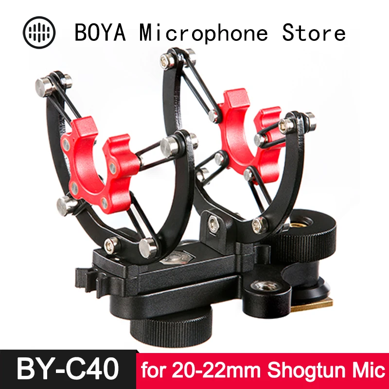 BOYA ударное крепление 20-22 мм амортизирующее для микрофона Rode NTG1 NTG2 NTG3 NTG4 + Sony Digital SLR