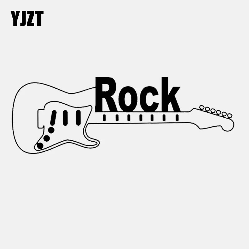 YJZT 15.6CM*5.4CM Fashion Musique Guitare Rock Vinyl Black/Silver Car Sticker C22-0638
YJZT 15.6CM*5.4CM Fashion Musique Guitare Rock Vinyl Black/Silver Car Sticker C22-0638