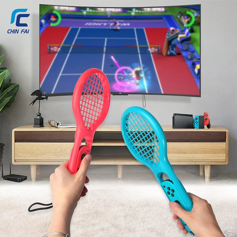 CHINFAI 2 шт./лот 2018 M-ario Теннисная ракетка Joy-con для Nintendo Switch ABS Joy Con ручка контроллер