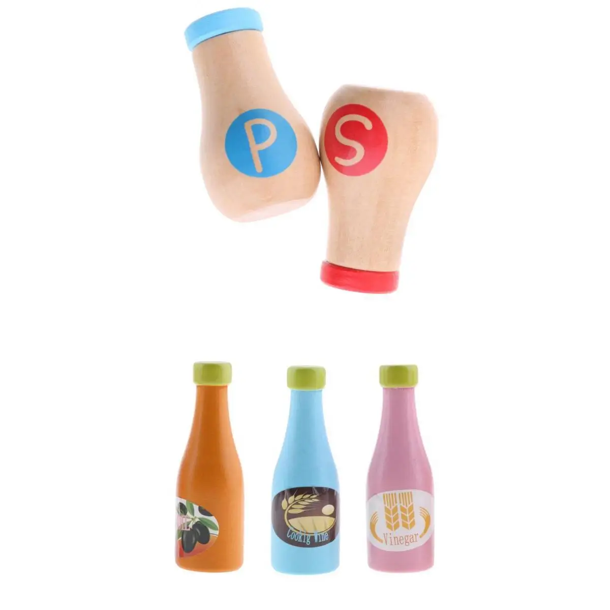 5-piece Pretend Wooden Food Bottle Set for Kids – Pretend Play Food Sets for Toddlers Age 3 Years and Up
5-piece Pretend Wooden Food Bottle Set for Kids – Pretend Play Food Sets for Toddlers Age 3 Years and Up