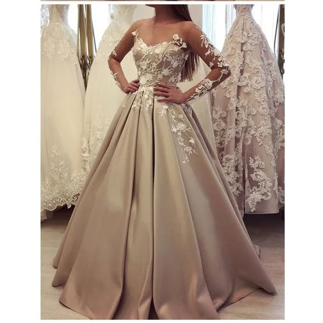 Long Sleeves Prom Dresses Girls 2019 New Fashionable Elegant Appliques Floor-Length Graduation dresses Long Gowns Vestido
Long Sleeves Prom Dresses Girls 2019 New Fashionable Elegant Appliques Floor-Length Graduation dresses Long Gowns Vestido