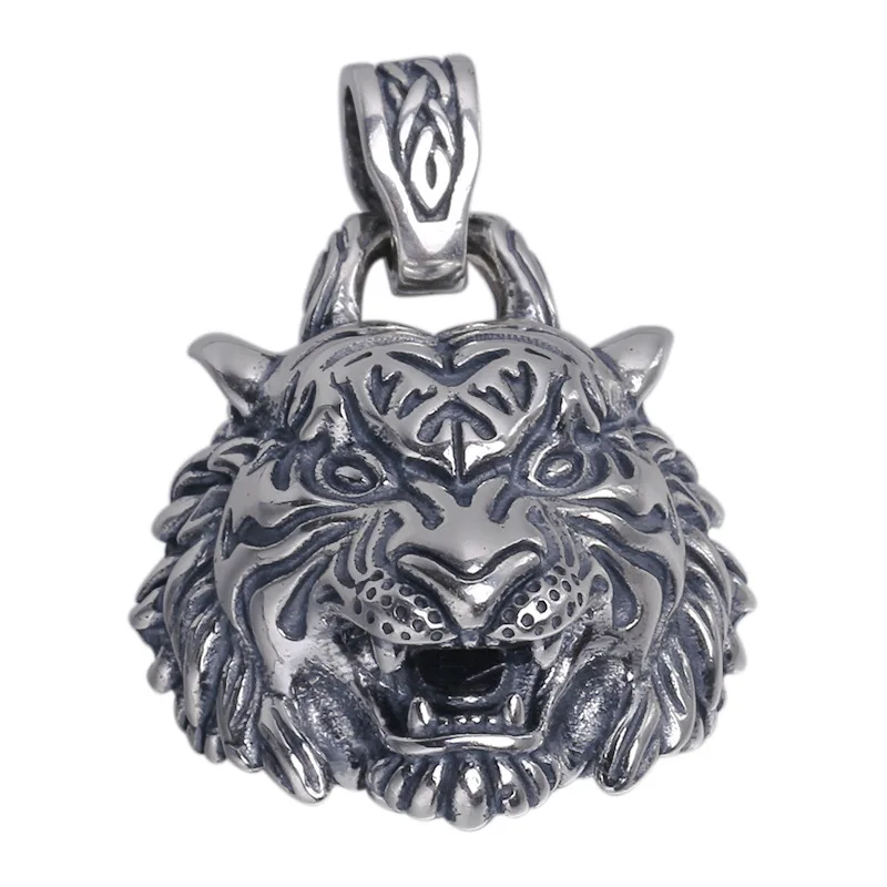 Wholesale S925 Sterling Silver Domineering Tiger Head Leading Zodiac Pendant Thai Silver Retro Men And Women Penguin Pendant
Wholesale S925 Sterling Silver Domineering Tiger Head Leading Zodiac Pendant Thai Silver Retro Men And Women Penguin Pendant